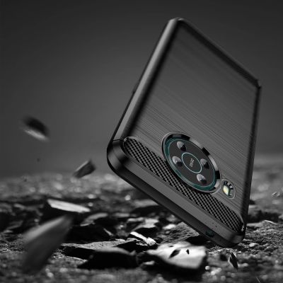 7. Carbon Case elastyczne etui pokrowiec Nokia X100 czarny