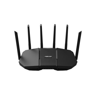 26. ASUS RT-BE90U BE9400 AiMesh router bezprzewodowy 2.5 Gigabit Ethernet Trójpasmowy (2,4 GHz / 5 GHz / 6 GHz) Czarny