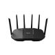 26. ASUS RT-BE90U BE9400 AiMesh router bezprzewodowy 2.5 Gigabit Ethernet Trójpasmowy (2,4 GHz / 5 GHz / 6 GHz) Czarny