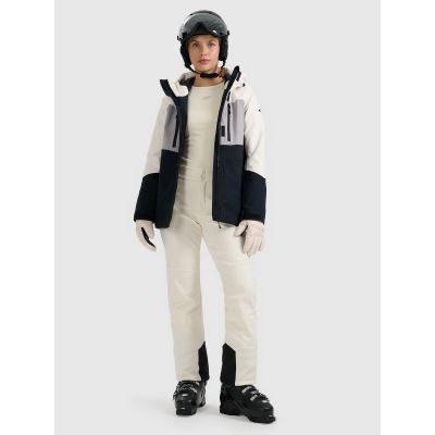 4. Spodnie narciarskie softshell membrana 10000 damskie 4F 4FWAW25TFTRF0943-12S