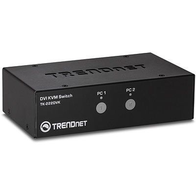 TRENDnet KVM  2-port DVI Switch Kit