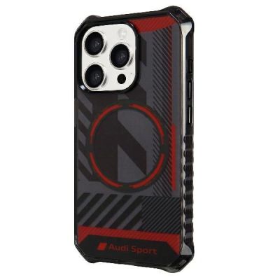 2. Etui Audi IML Sport MagSafe Case na iPhone 15 Pro 6.1" - czarne