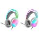 2. DEFENDER SŁUCHAWKI Z MIKROFONEM ECLIPSE RGB BIAŁE 62440