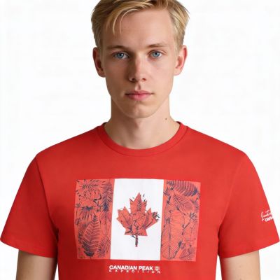 6. Koszulka Canadian Peak JPALMEAK RED RM MEN 233 (RBMSZ2057H/CP-ROUGE)