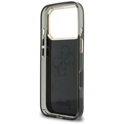 7. Etui Guess IML 4G Script Metal na iPhone 17 Pro / 18 Pro - czarne
