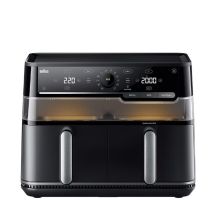 Braun TwinCook 5 Podwójny 10 l Autonomiczny 2800 W Frytkownica na gorące powietrze Czarny