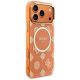 4. Etui Guess IML Peony Dot MagSafe na iPhone 17 Pro Max - pomarańczowe