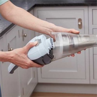 14. Odkurzacz przenośny Black & Decker NVC215W Niebieski, Szary Bez worka