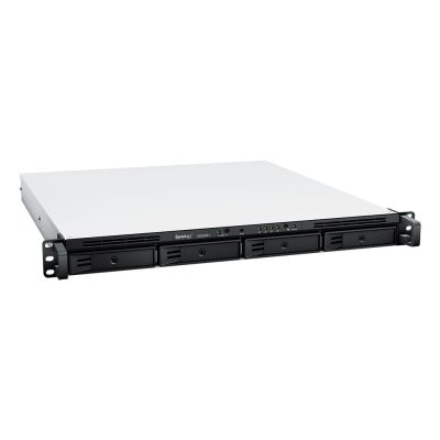 6. NAS Synology RS822RP+; 1U RACK; 4x (3.5" SATA HDD/2.5" SATA SSD); AMD Ryzen V1500B; 2 GB DDR4 ECC SODIMM (max. 32GB), 4x 1GbE RJ-45