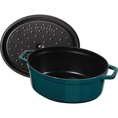 3. Garnek żeliwny owalny STAUB 40510-598-0 - morski 5.5 ltr
