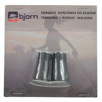 4. KOŃCÓWKI DO KIJÓW TREKINGOWYCH BJORN OKRĄGŁE 1173 /2szt/ T5