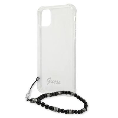 6. Etui Guess Black Pearl na iPhone 12 / iPhone 12 Pro - przezroczyste