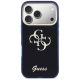 3. Etui Guess IML 4G Script Metal na iPhone 17 Pro Max - niebieskie