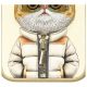 9. Etui Nimmy Cool&Cute 2.0 Cat na iPhone 16 - zielone
