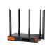 12. Tenda W30E AX3000 router bezprzewodowy Gigabit Ethernet Dual-band (2.4 GHz/5 GHz) Czarny