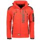 Kurtka sportowa męska Geographical Norway Techno MEN 056 BS3 z regulowanym kapturem wodoodporna czerwona (WU1060H/GN)