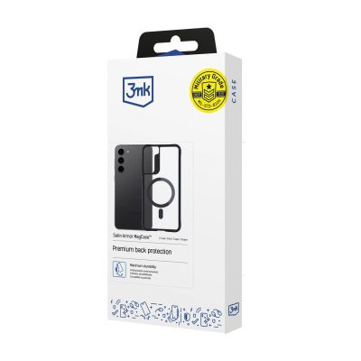 3. Etui 3mk Satin Armor MagCase na Samsung Galaxy S23 5G - przezroczyste