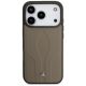 3. Etui Mercedes Leather The Move MagSafe na iPhone 17 Pro - beżowe