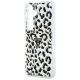 6. Etui Guess IML Leopard Print Triangle MagSafe na Samsung Galaxy S26 - czarne