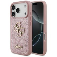 Etui Guess Fixed Glitter Big 4G na iPhone 17 Pro / 18 Pro - różowe