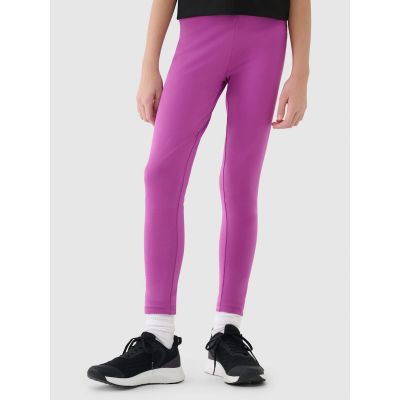 3. Legginsy dzianinowe dziewczęce 4F 4FJWMM00TTIGF178-51S