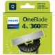 5. Philips Norelco OneBlade OneBlade 360 QP440/50 4 x Wymienne ostrze 360