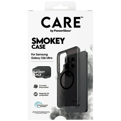 6. Etui CARE by PanzerGlass Urban Explorer Smokey w. Black Qi na Samsung Galaxy S26 Ultra - czarne