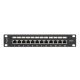 4. Patch panel Lanberg PPF6-9012-B (1U; 10"; kat. 6; FTP; 12xRJ-45)