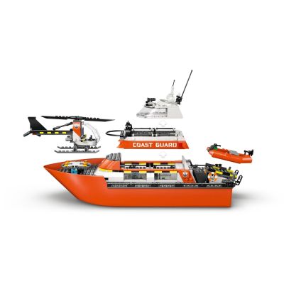 5. LEGO CITY 60504 Łódź ratunkowa i helikopter straży przybrzeżnej