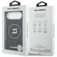 8. Etui Karl Lagerfeld IML Choupette Head Logo MagSafe na iPhone Air - czarne