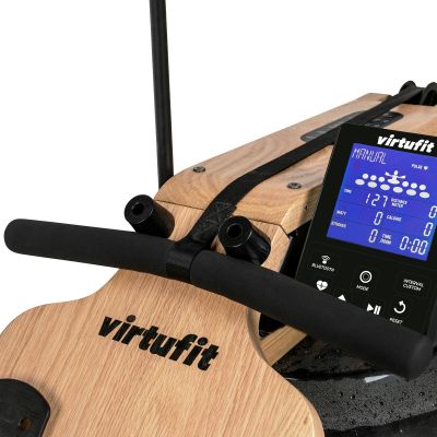 6. VIRTUFIT ELITE DREWNIANY WIOŚLARZ Z OPOREM WODNYM - DREWNO/DĄB