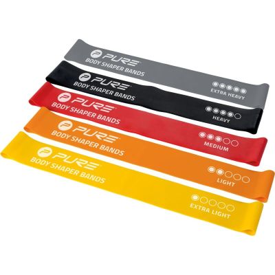 29. ZESTAW GUM DO ĆWICZEŃ FITNESS CROSSFIT MINI BAND 5SZT PURE 2 IMPROVE