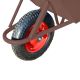 2. AWTOOLS TACZKA BUDOWLANA 85L/1,5mm BRĄZ+OSŁONA KOŁA