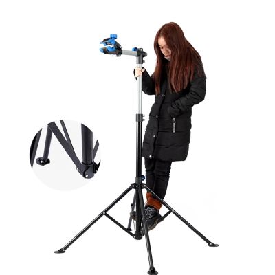 4. Stojak serwisowy Rockbros MP-02 do rowerów z pokrętłami podłogowy - czarny