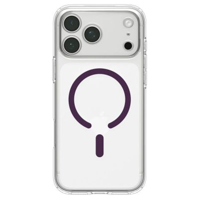 4. Etui Spigen Ultra Hybrid Mag MagSafe na iPhone 18 Pro / 17 Pro - przezroczysto-burgundowe