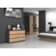 Komoda M6 120x30xH77 antracyt/artisan