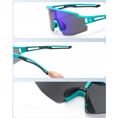 2. Rockbros okulary sportowe 10176 turkusowe