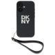 2. Etui DKNY Wrist Strap Stock Logo na iPhone 16 - czarne