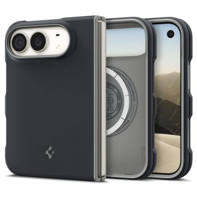 Etui Spigen Nano Pop MagSafe na iPhone Duo - czarno-szare