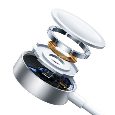 6. Kabel 3 w 1 Joyroom S-IW007 magnetyczna ładowarka USB-A - Lightning 1.2m - biały
