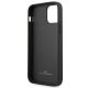 7. Etui BMW Leather Curve Perforate na iPhone 12 Pro Max - czarne