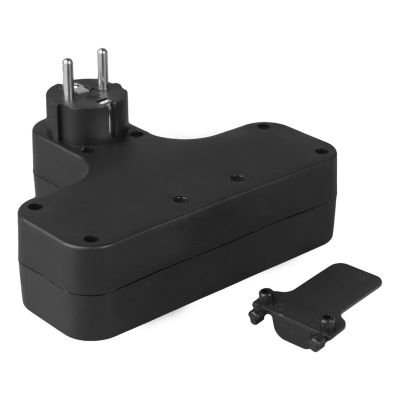 7. MACLEAN GNIAZDKO PRĄDOWE, POCZWÓRNE Z WYŁĄCZNIKIEM, NÓŻKĄ STABILIZUJĄCĄ, TYPU E, 2X2,5A, 2X16A MCE224 E/B