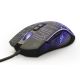 9. GEMBIRD GAMINGOWA MYSZ Z PODŚWIETLENIEM RGB USB, CZARNA