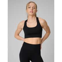 Biustonosz treningowy z niskim wsparciem damski damski 4F 4FWMM00USBAF214-20S