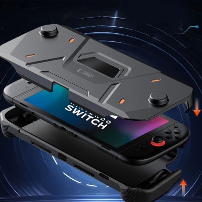 4. Etui Tech-Protect Carbonox na Nintendo Switch 2 - czarne