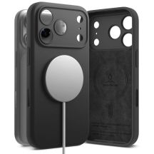 Etui Ringke Silicone MagSafe na iPhone 18 Pro / 17 Pro - czarne
