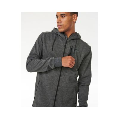 10. Bluza RIP CURL Anti Series Departed Zip Thr brązowe