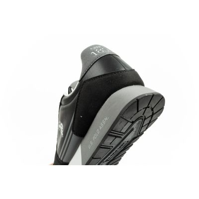 7. U.S Polo Assn buty sportowe sneakersy męskie modne wygodne czarne