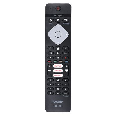 5. SAVIO PILOT UNIWERSALNY/ZAMIENNIK DO TV PHILIPS, SMART TV, RC-16