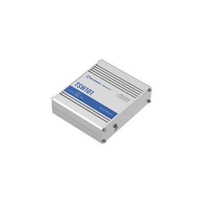 6. Teltonika TSW101 Gigabit Ethernet (10/100/1000) Obsługa PoE Metaliczny